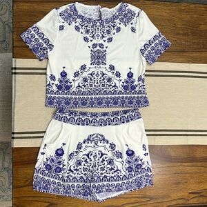 Viral Two Piece shorts outfit